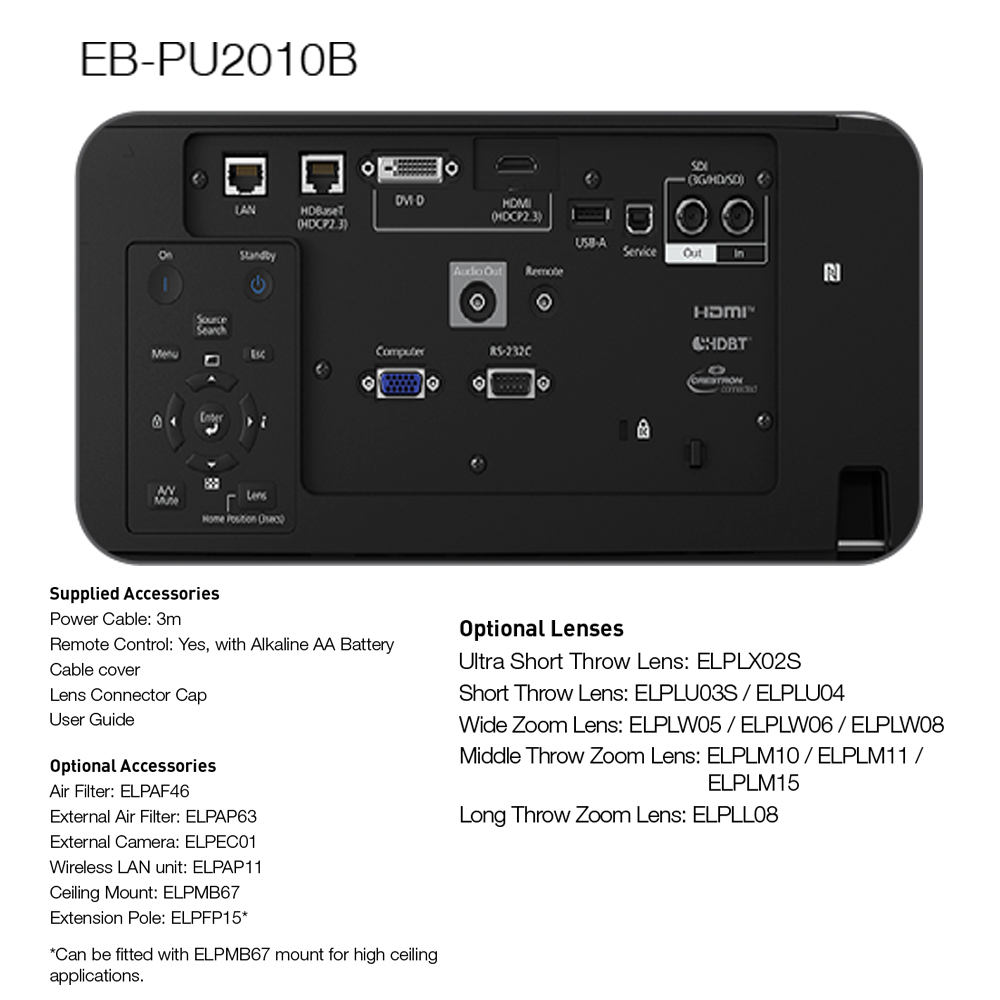 Epson EB-PU2010B รูปที่ 3